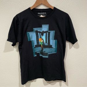 NWT kids minecraft black & blue short sleeve t shirt top